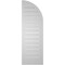Ekena Millwork Quarter Round Top Left Surface Mount PVC Gable Vent w/ 2"W x 1-1/2"P Brickmould Frame, 14"W x 42"H GVPQL14X4202SF - alternate 4